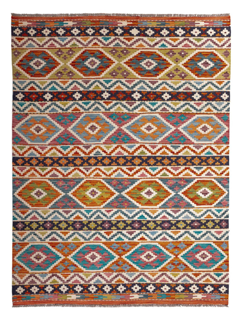 キリム マイメネ 絨毯 198x152cm - ウールラグ