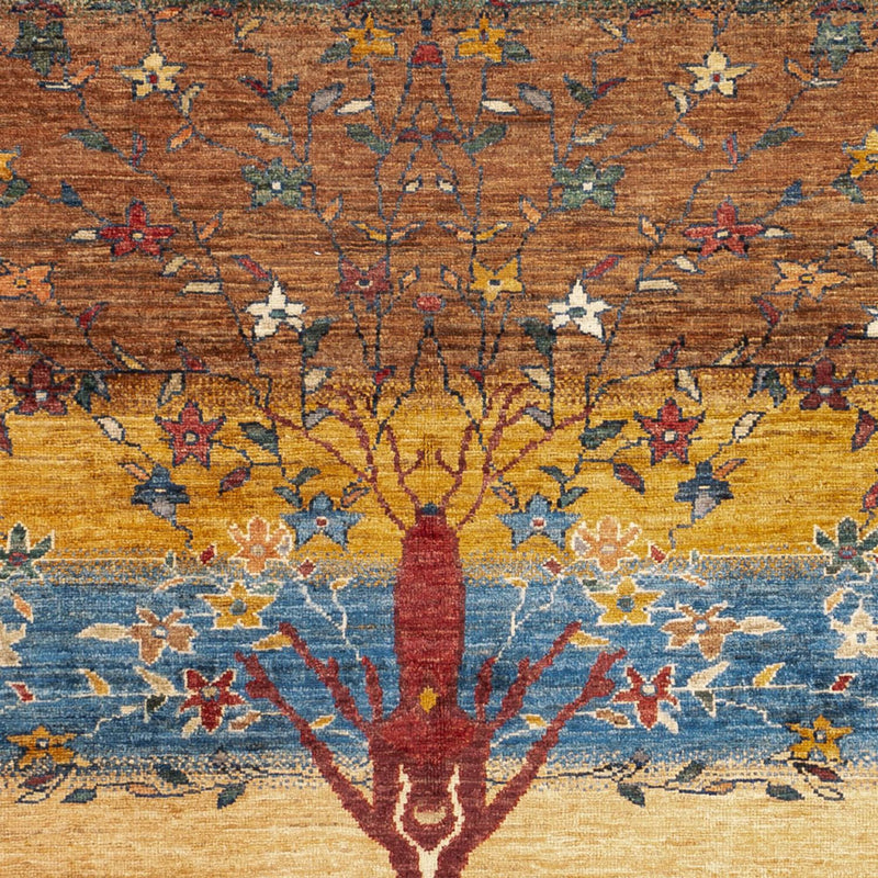 ロリバフト 絨毯 193x158cm - ペルシャウールラグ