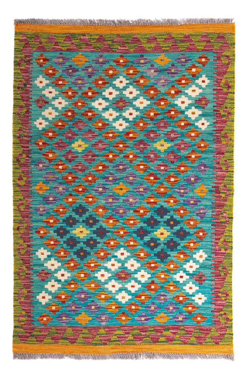 キリム マイメネ 絨毯 131x92cm - ウールラグ