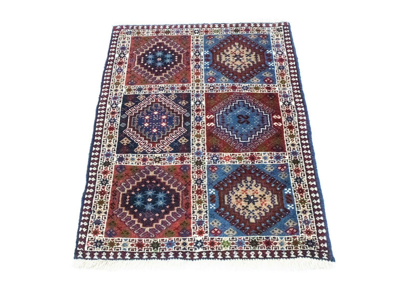 ヤラメ 絨毯 90x60cm - ペルシャ絨毯