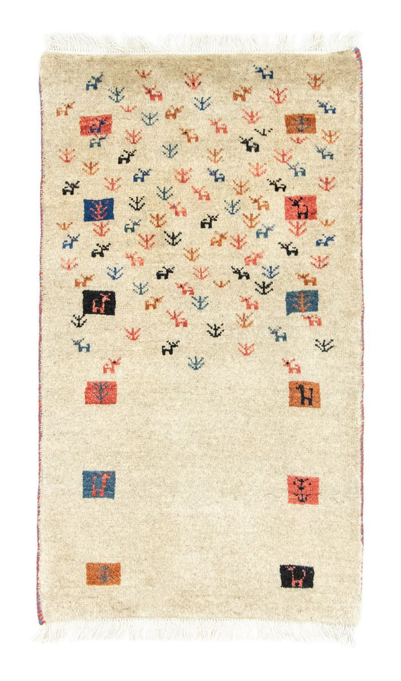 ペルシャギャベ 絨毯 128x73cm - ペルシャウールラグ