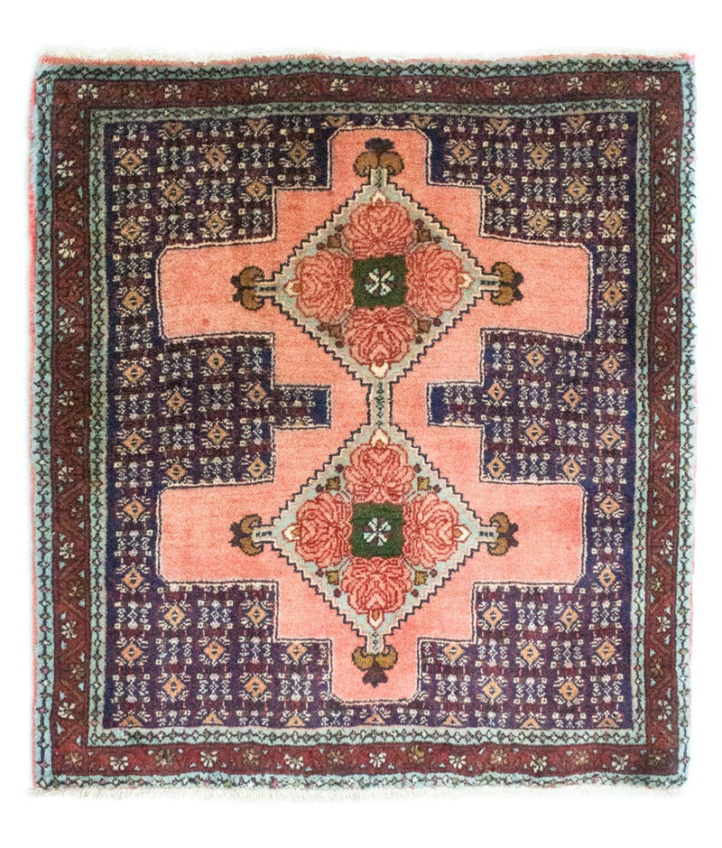センネ 絨毯 77x73cm - ペルシャ絨毯