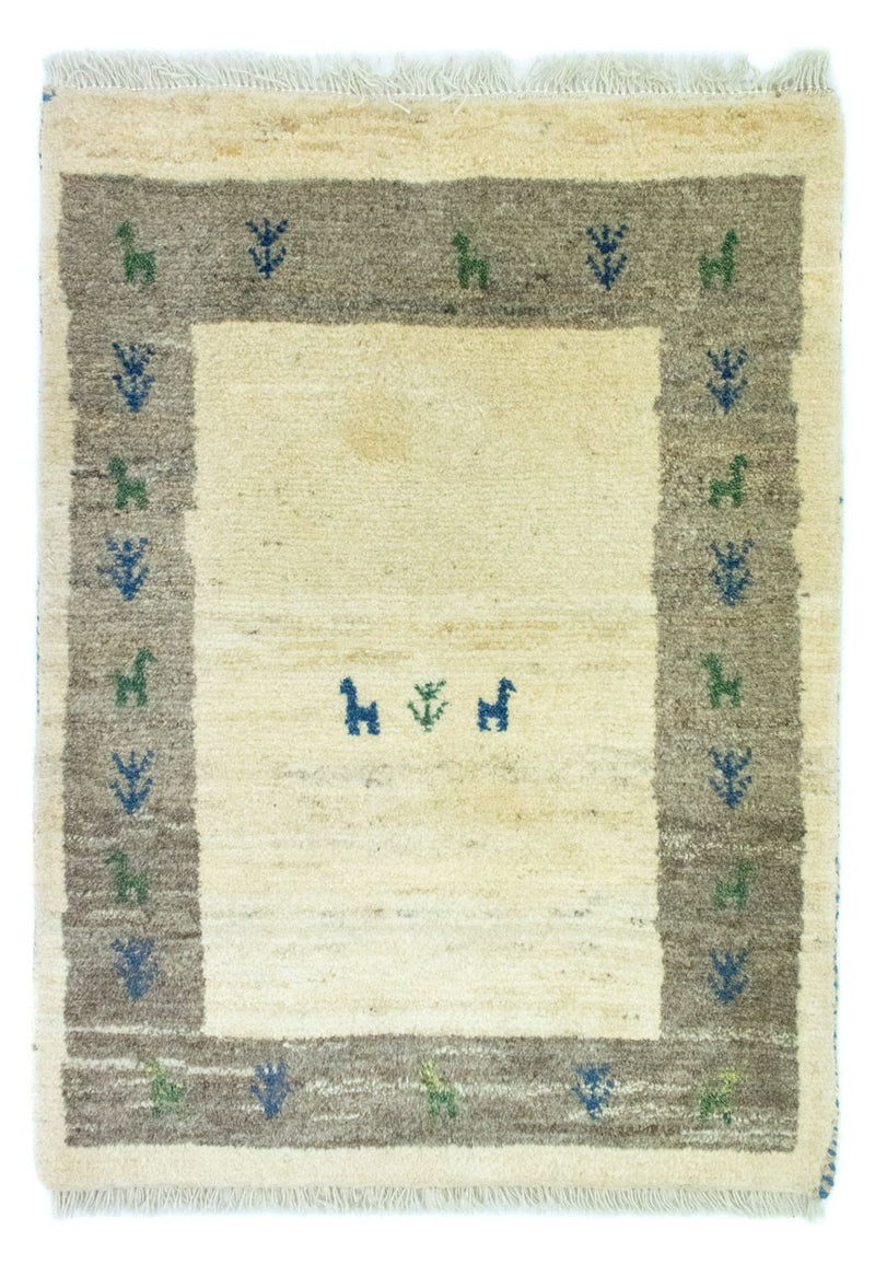 ペルシャギャベ 絨毯 88x67cm - ペルシャウールラグ