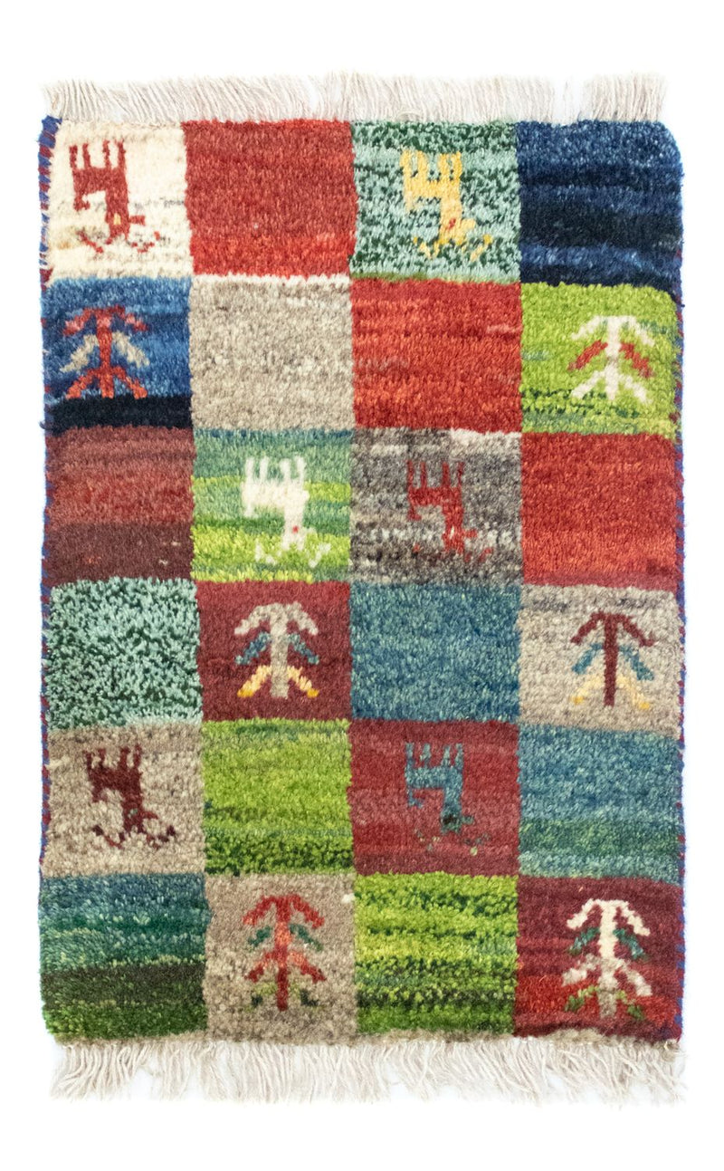 ペルシャギャベ 絨毯 60x40cm - ペルシャウールラグ