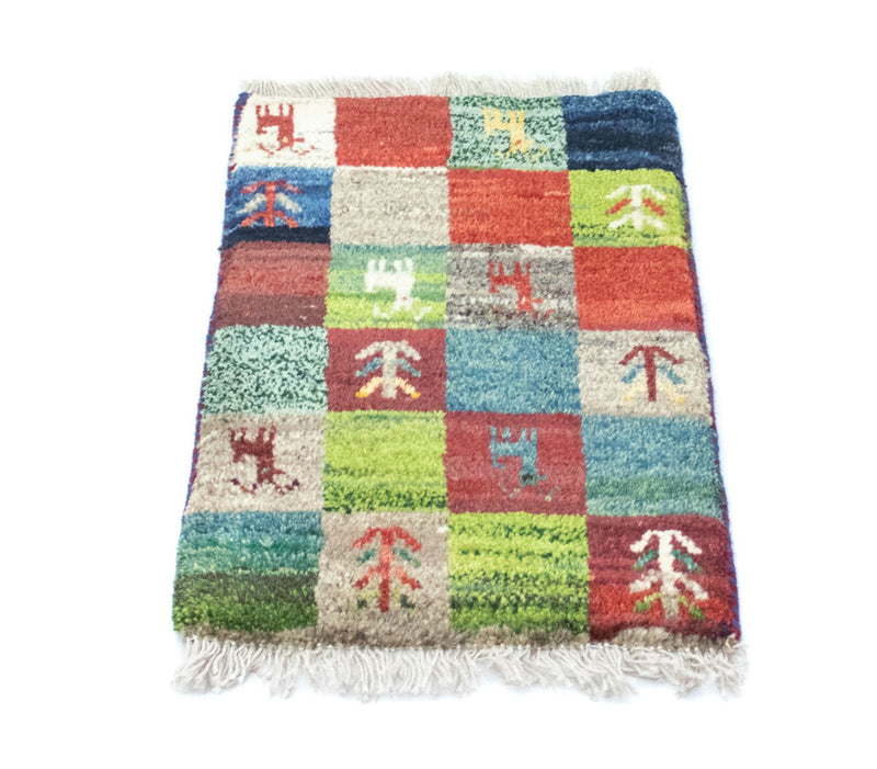 ペルシャギャベ 絨毯 60x40cm - ペルシャウールラグ