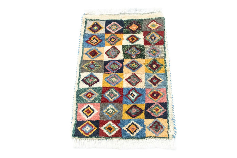 ペルシャギャベ 絨毯 60x40cm - ペルシャウールラグ