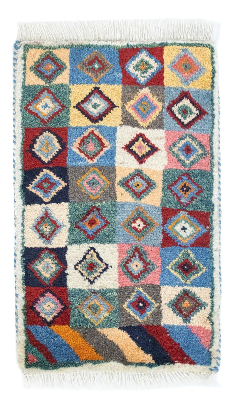 ペルシャギャベ 絨毯 60x40cm - ペルシャウールラグ