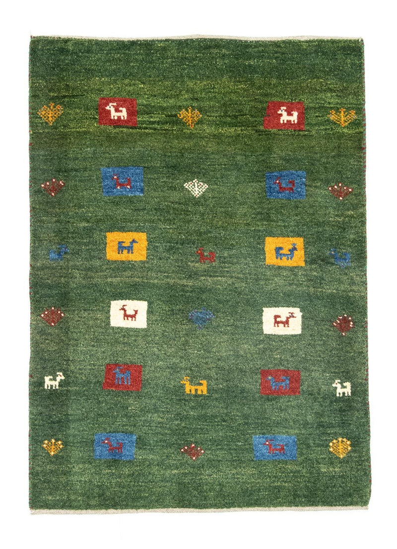 ペルシャギャベ 絨毯 128x92cm - ペルシャウールラグ