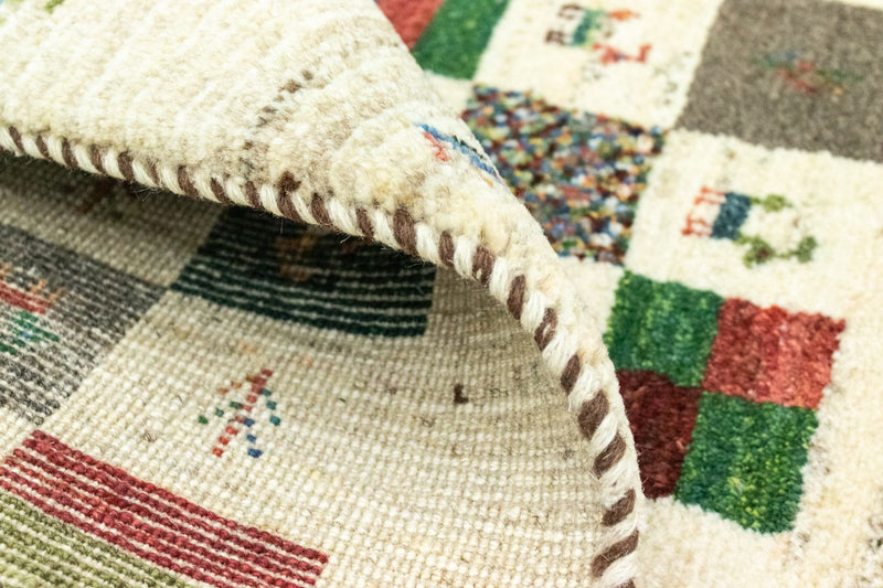 ペルシャギャベ 絨毯 129x80cm - ペルシャウールラグ
