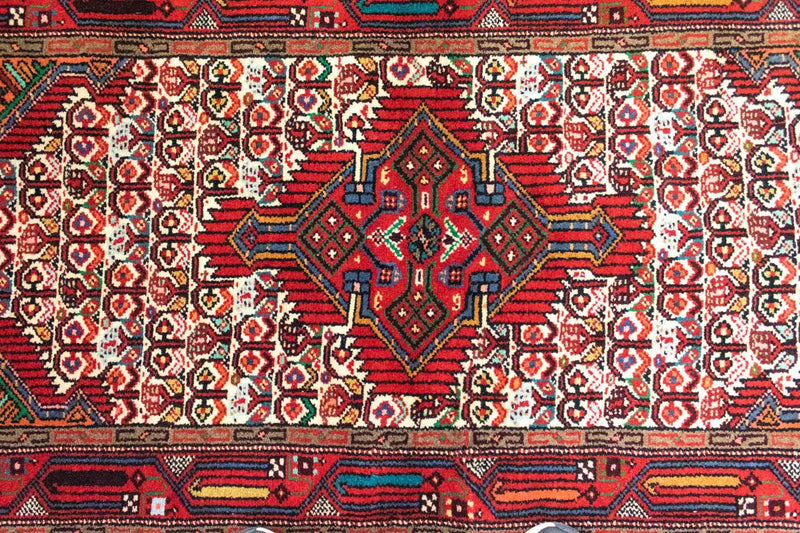 ハマダン 絨毯 142x80cm - ペルシャ絨毯