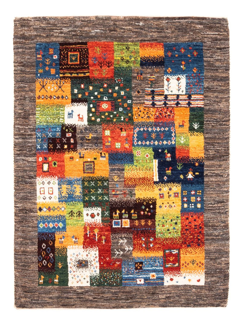 ロリバフト 絨毯 106x81cm - ペルシャウールラグ