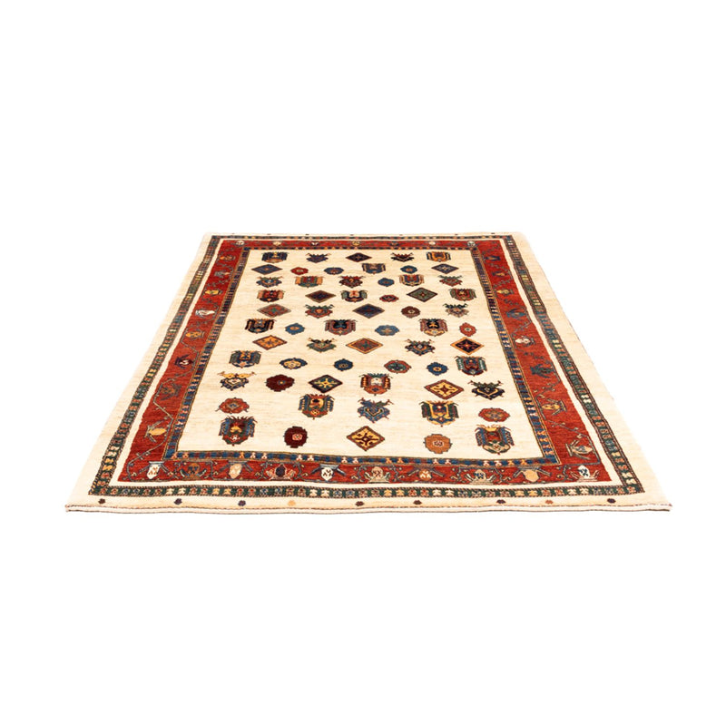 ペルシャギャベ 絨毯 214x154cm - ペルシャウールラグ