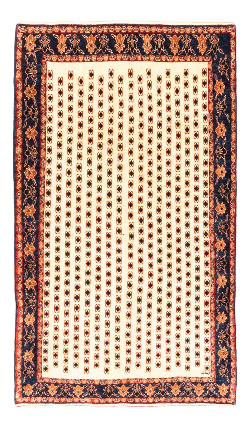 ペルシャギャベ 絨毯 214x137cm - ペルシャウールラグ