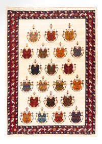 ペルシャギャベ 絨毯 140x105cm - ペルシャウールラグ – product image
