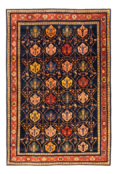ペルシャギャベ 絨毯 185x257cm - ペルシャウールラグ