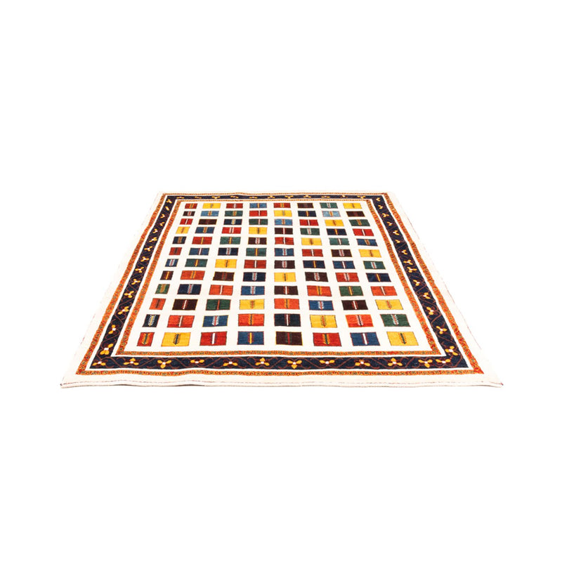 ペルシャギャベ 絨毯 207x157cm - ペルシャウールラグ