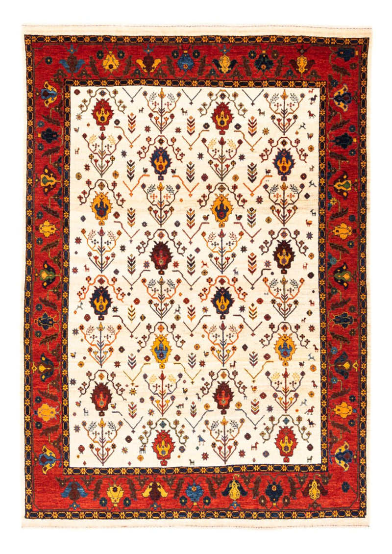 ペルシャギャベ 絨毯 212x155cm - ペルシャウールラグ