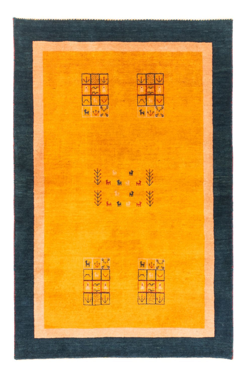 ペルシャギャベ 絨毯 155x108cm - ペルシャウールラグ