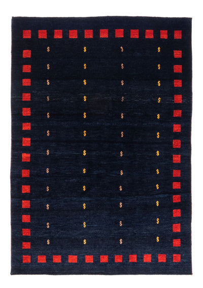 ペルシャギャベ 絨毯 146x200cm - ペルシャウールラグ