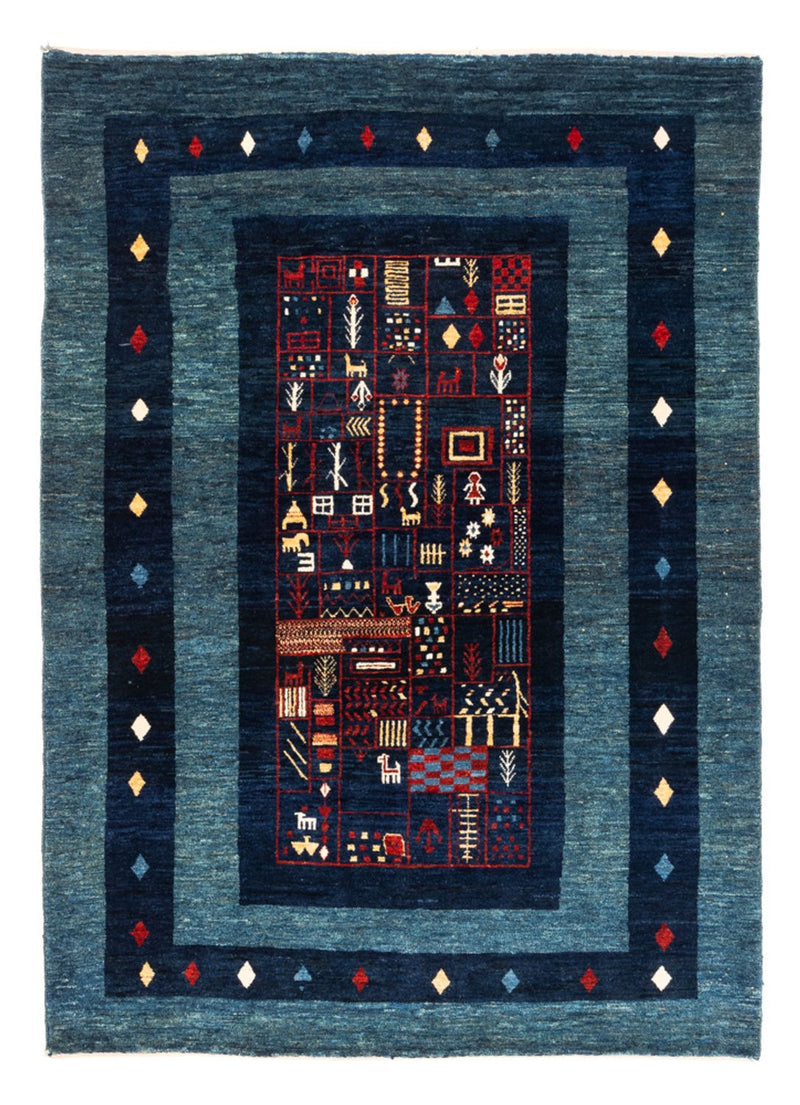 ペルシャギャベ 絨毯 173x124cm - ペルシャウールラグ