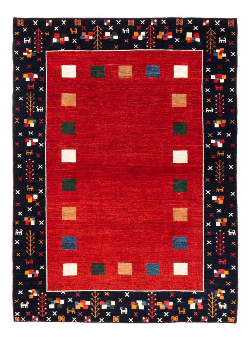 ペルシャギャベ 絨毯 172x126cm - ペルシャウールラグ