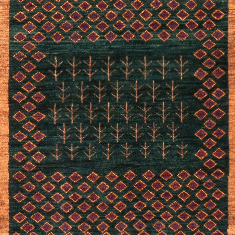 ペルシャギャベ 絨毯 146x100cm - ペルシャウールラグ