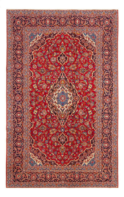 カシャーン 絨毯 210x335cm - ペルシャ絨毯 - レッド