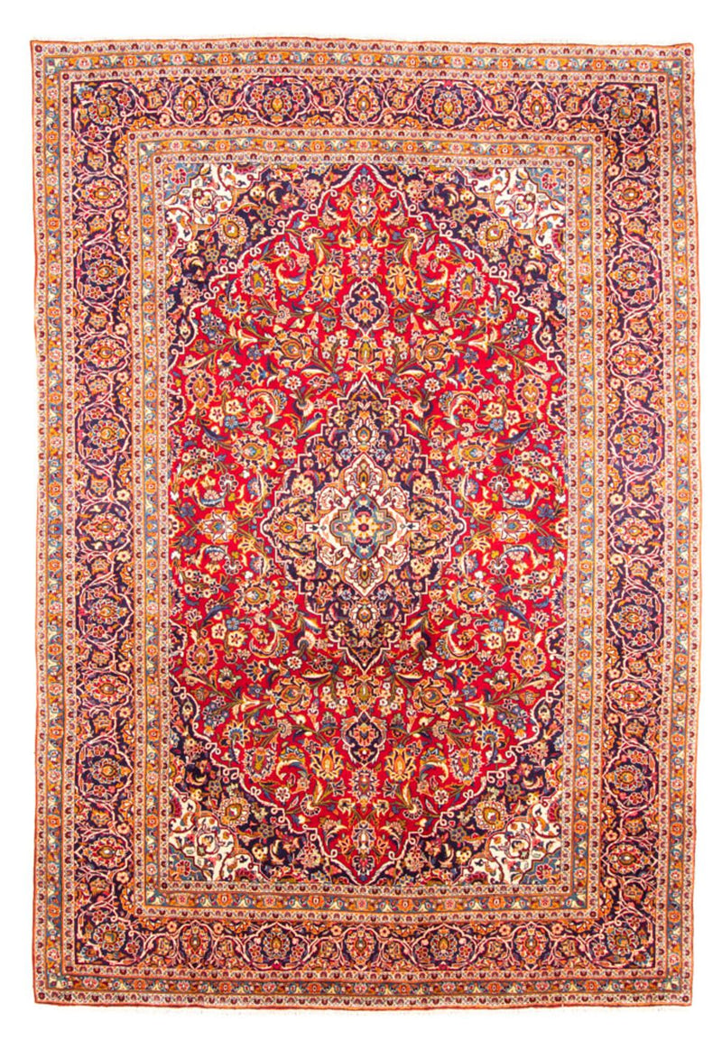 カシャーン 絨毯 345x237cm - ペルシャ絨毯
