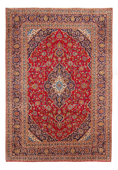 カシャーン 絨毯 242x343cm - ペルシャ絨毯 - レッド