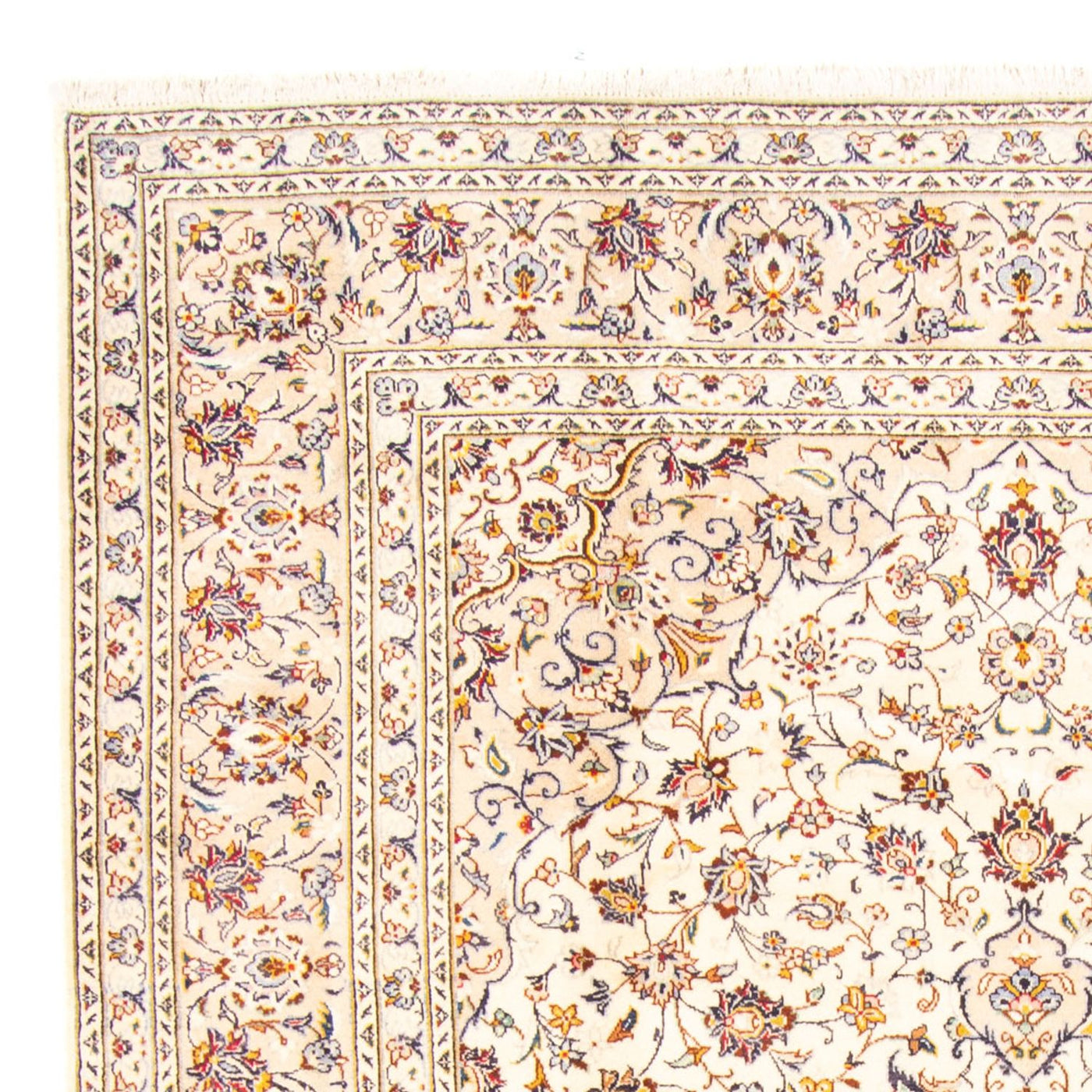 カシャーン 絨毯 347x243cm - ペルシャ絨毯