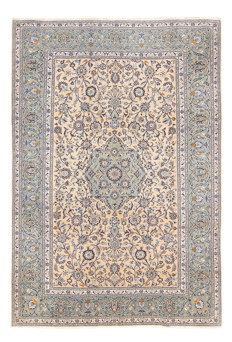 カシャーン 絨毯 344x245cm - ペルシャ絨毯