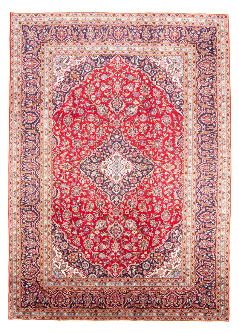 カシャーン 絨毯 349x243cm - ペルシャ絨毯