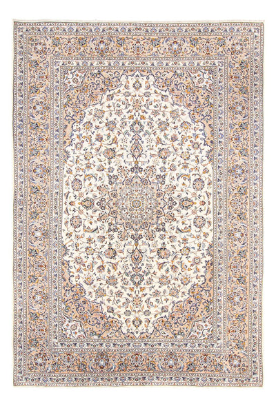 カシャーン 絨毯 240x356cm - ペルシャ絨毯 - クリーム