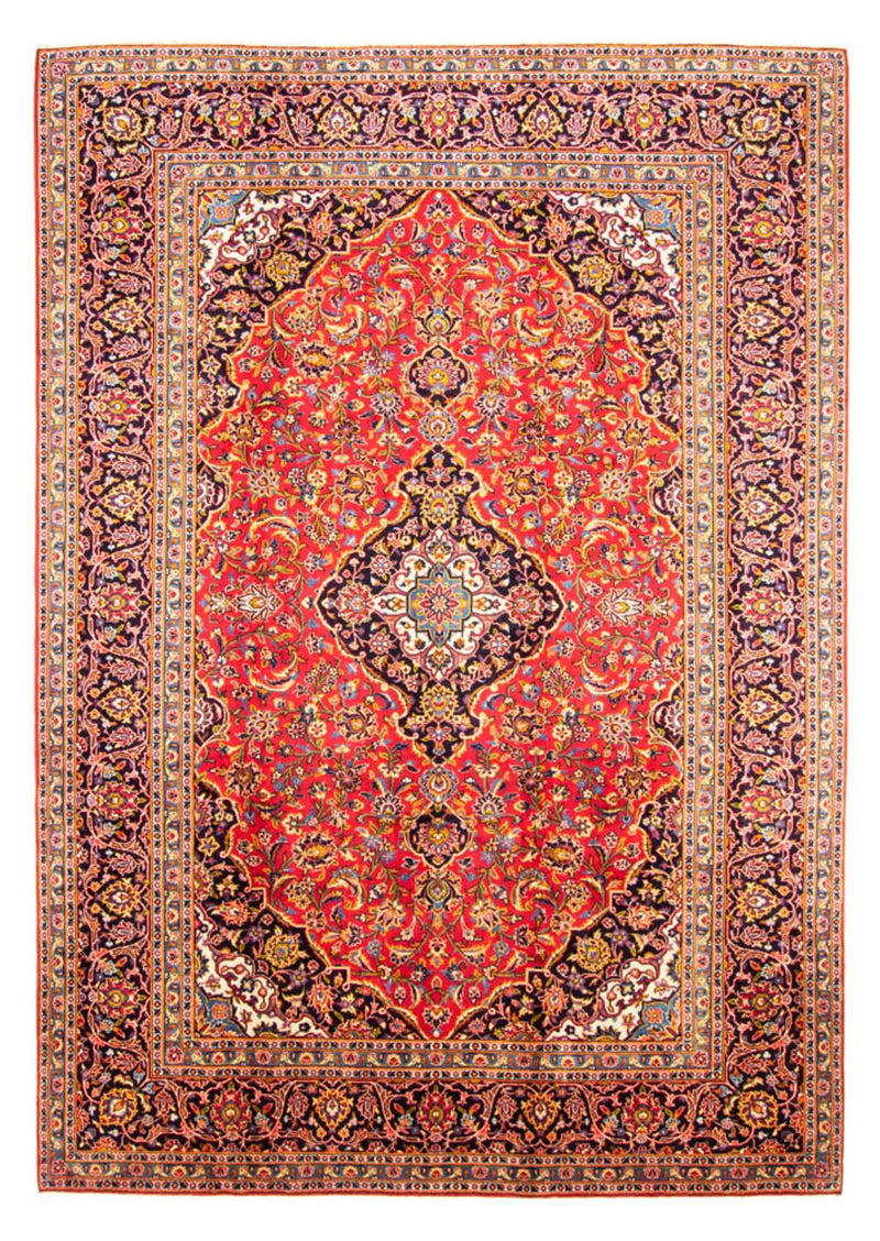 カシャーン 絨毯 348x247cm - ペルシャ絨毯