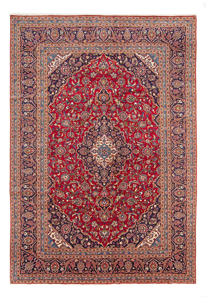 カシャーン 絨毯 348x247cm - ペルシャ絨毯