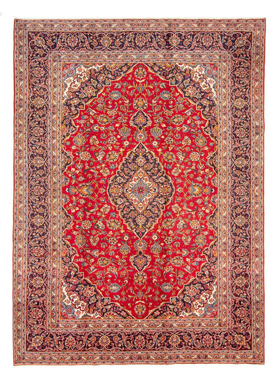 カシャーン 絨毯 252x343cm - ペルシャ絨毯 - レッド