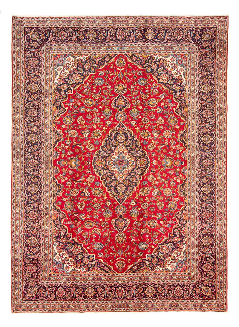カシャーン 絨毯 343x252cm - ペルシャ絨毯