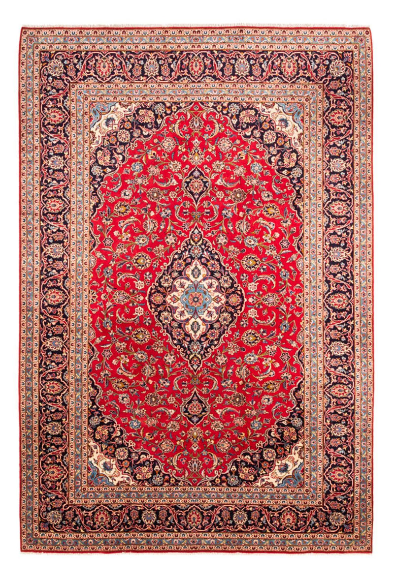 カシャーン 絨毯 354x245cm - ペルシャ絨毯