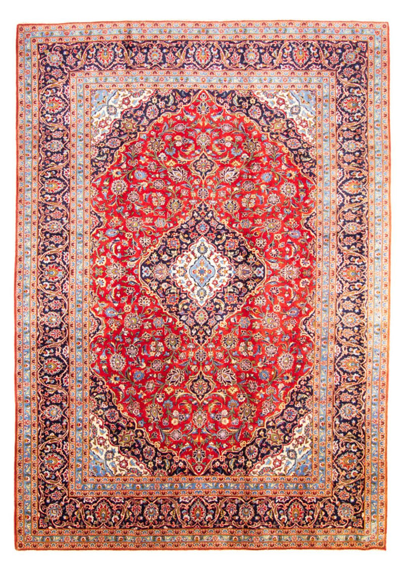 カシャーン 絨毯 350x248cm - ペルシャ絨毯