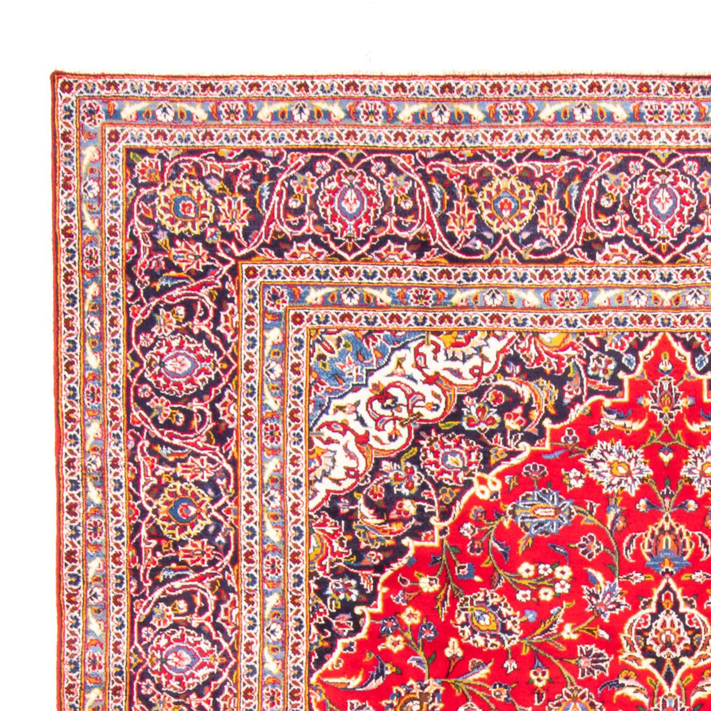 カシャーン 絨毯 355x246cm - ペルシャ絨毯