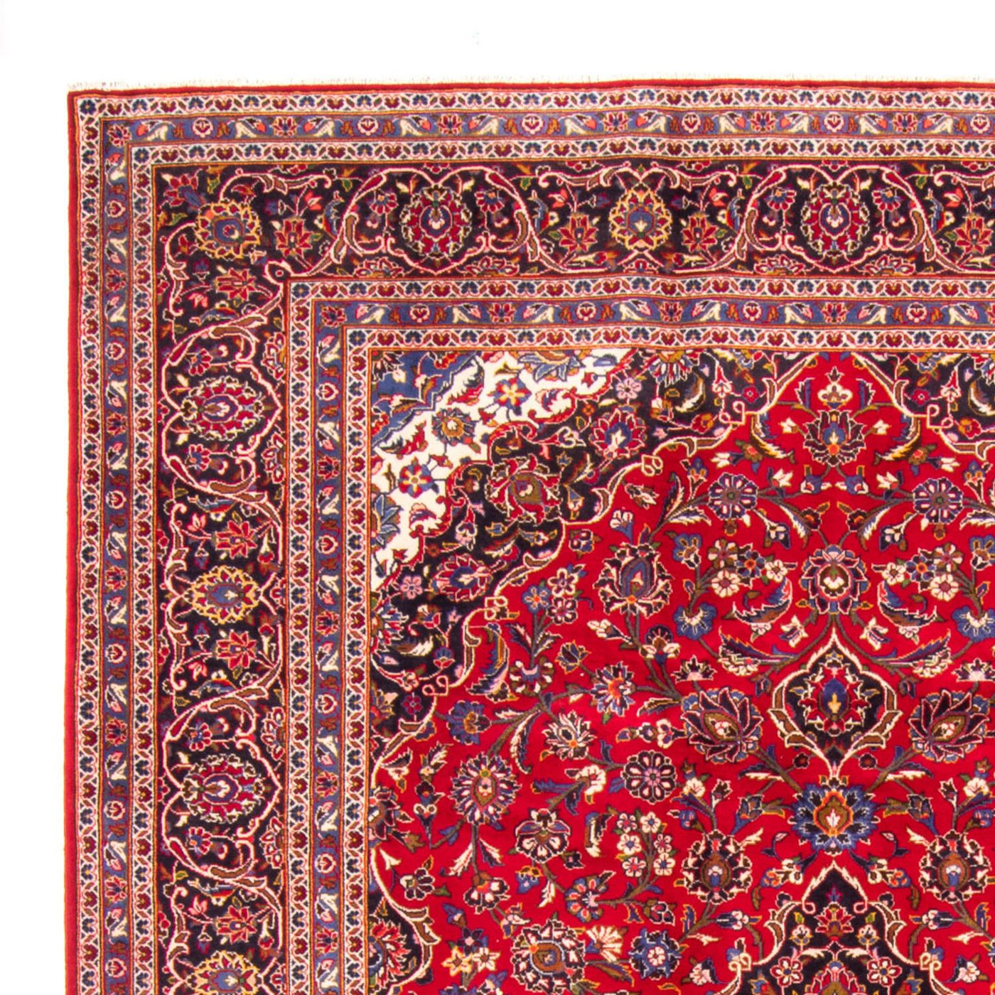 カシャーン 絨毯 358x244cm - ペルシャ絨毯