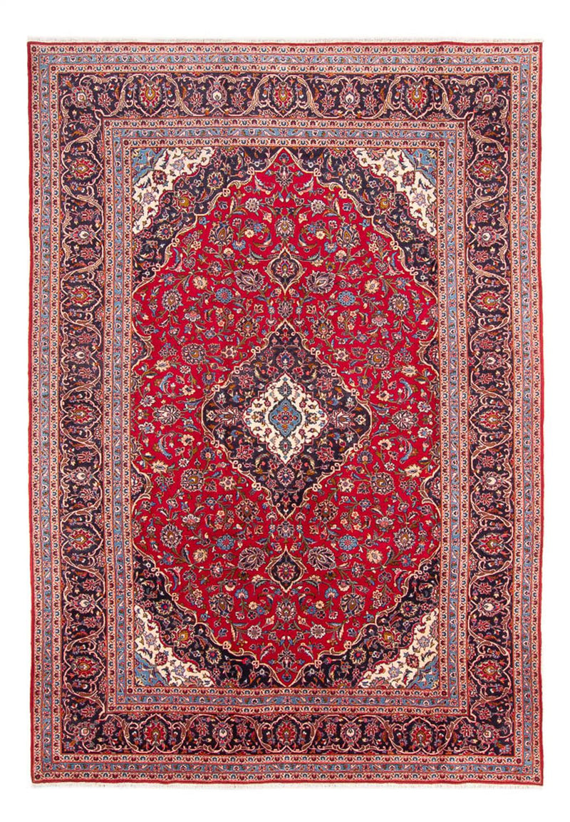 カシャーン 絨毯 359x244cm - ペルシャ絨毯