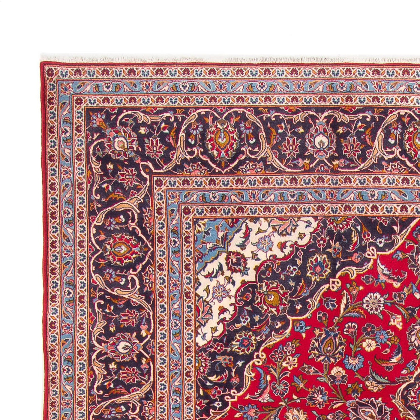 カシャーン 絨毯 359x244cm - ペルシャ絨毯