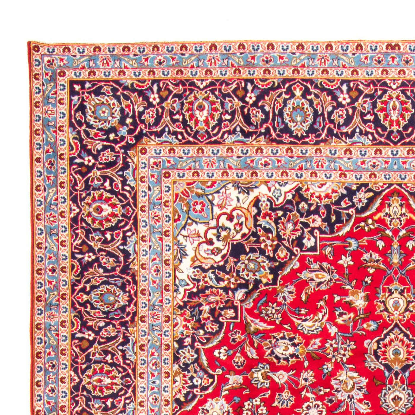 カシャーン 絨毯 358x245cm - ペルシャ絨毯