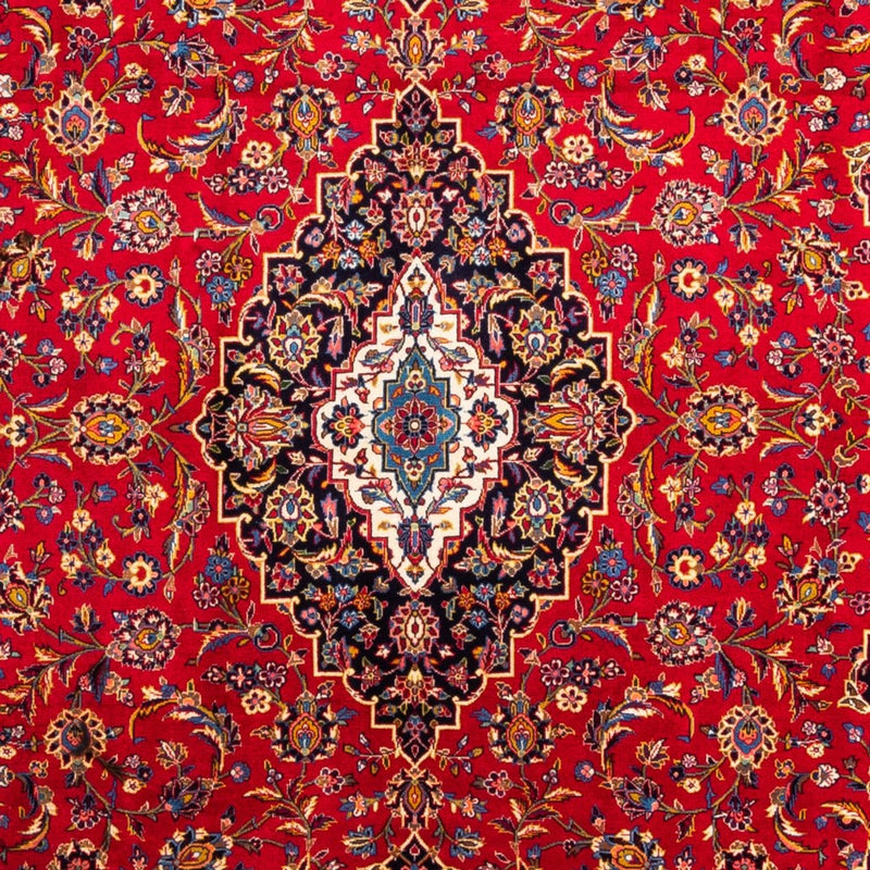 カシャーン 絨毯 346x257cm - ペルシャ絨毯