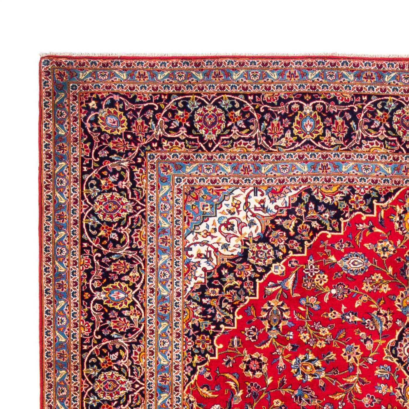 カシャーン 絨毯 346x257cm - ペルシャ絨毯