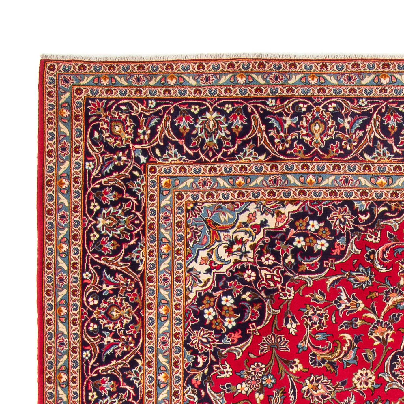 カシャーン 絨毯 355x258cm - ペルシャ絨毯