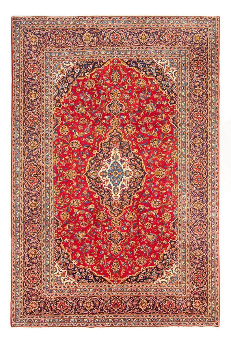 カシャーン 絨毯 370x252cm - ペルシャ絨毯