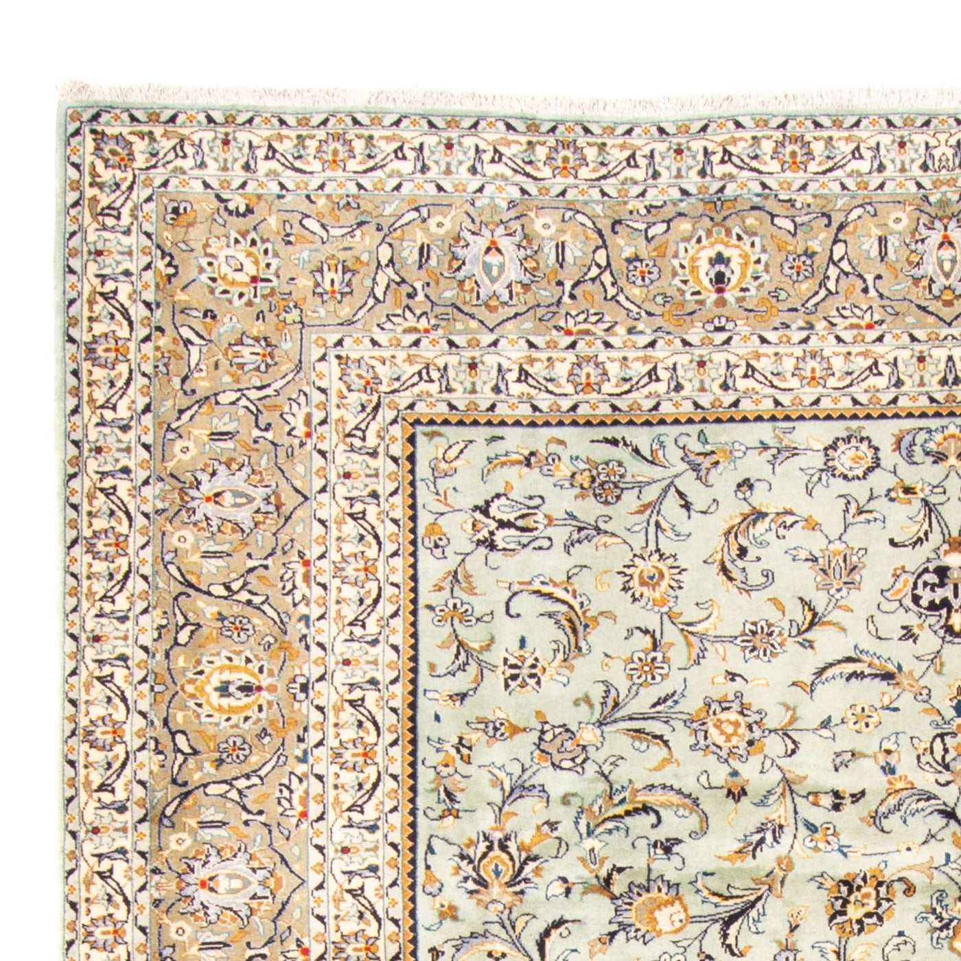 カシャーン 絨毯 356x265cm - ペルシャ絨毯