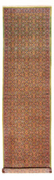 タブリーズ - 50 Raj 絨毯 377x100cm - ペルシャ絨毯